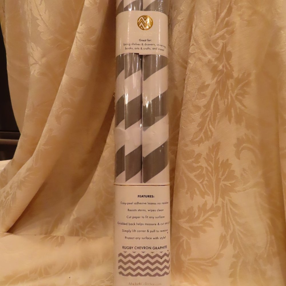 The Macbeth Collection Self Adhesive Contact Paper Shelf Liner - 3 Pack - Rugby